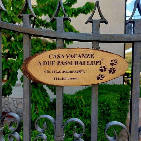 A Due Passi Dai Lupi Civitella Alfedena Exterior foto
